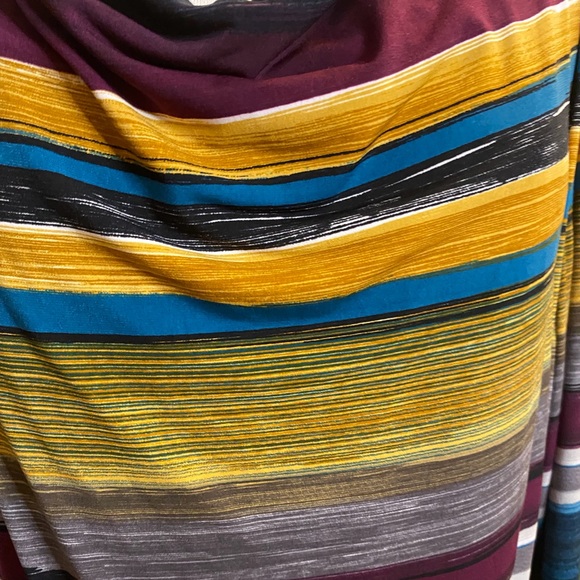 Tahari Multicolored Cowl Neck Dress - Women’s Plus Size 20W - NWT - Picture 4 of 12